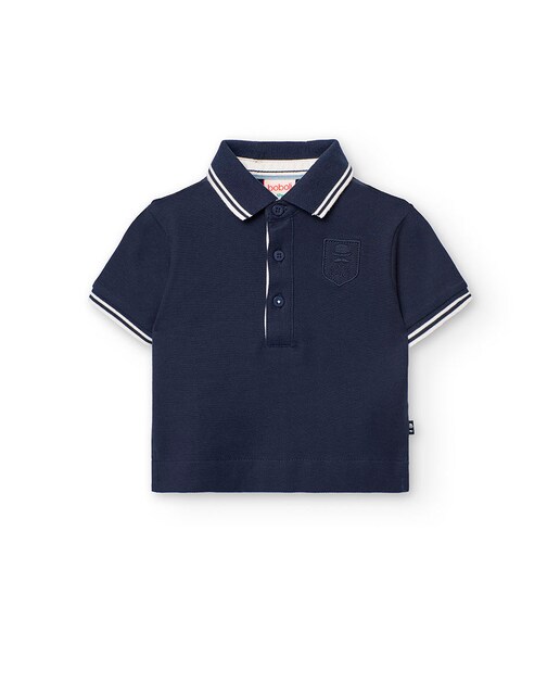 Imagen 0 de Polo de bebé niño 100% algodón de manga corta