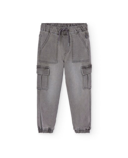 Imagen 0 de Pantalón amplio de niño con ajuste de goma y cordones