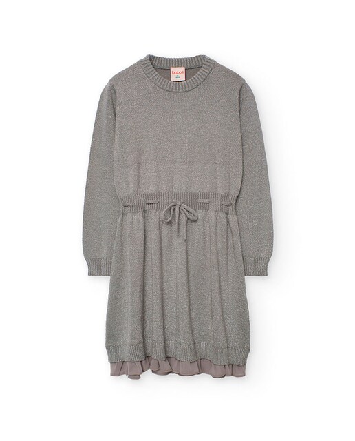 Imagen 0 de Vestido de niña con manga larga y  redondo