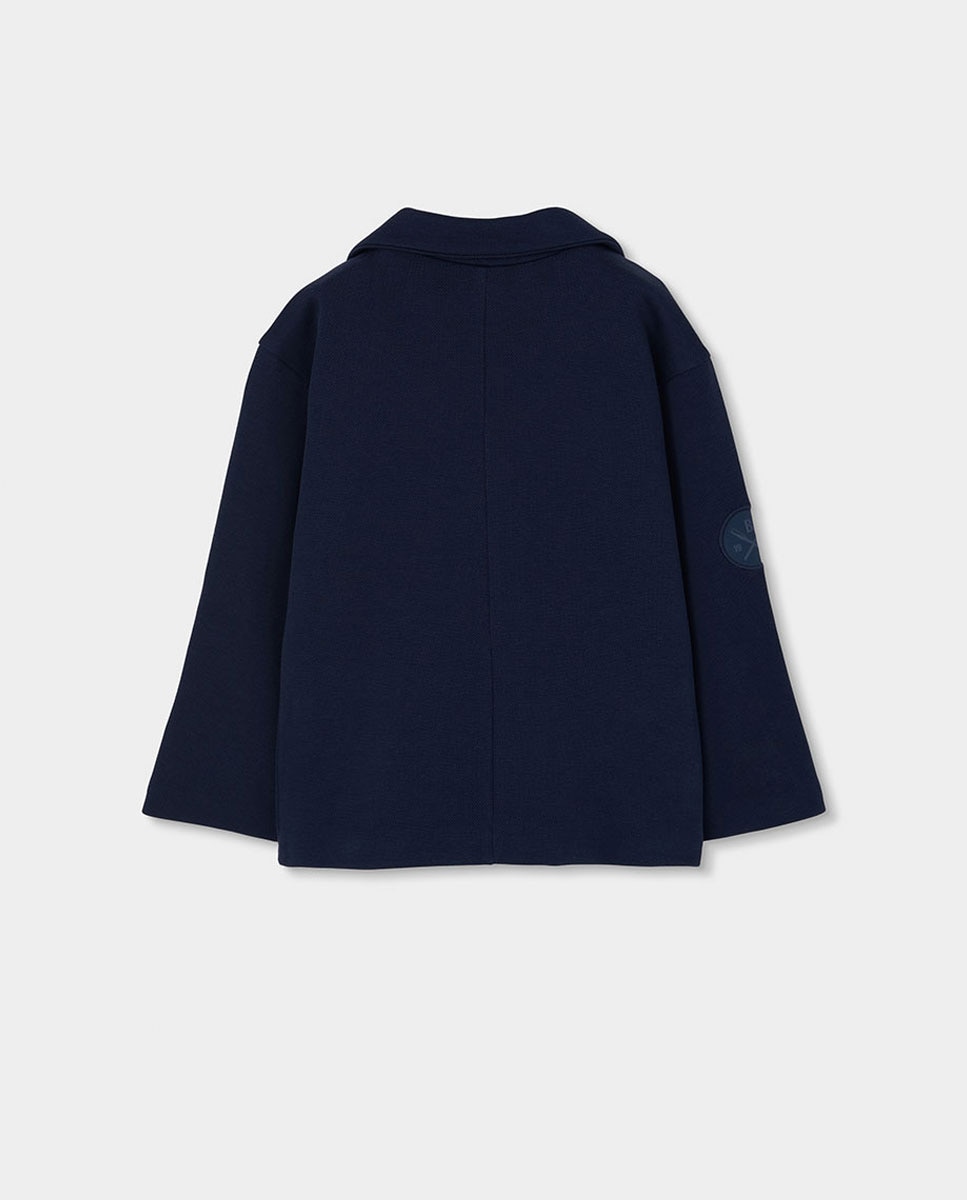 Americana punto piqué de niño - Boboli - Azul oscuro Azul oscuro-3