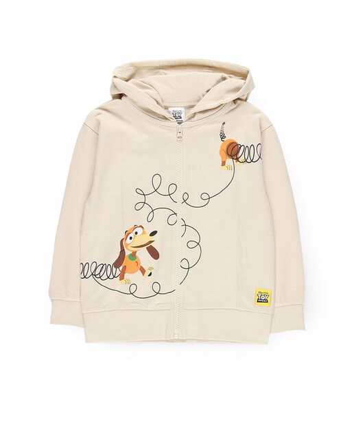 Imagen 0 de Sudadera de felpa con capucha y cremallera