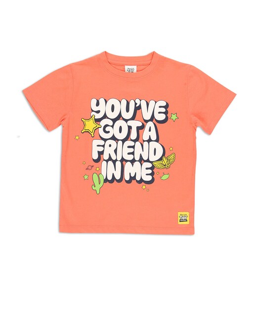 Imagen 0 de Camiseta de algodón de bebé con manga corta