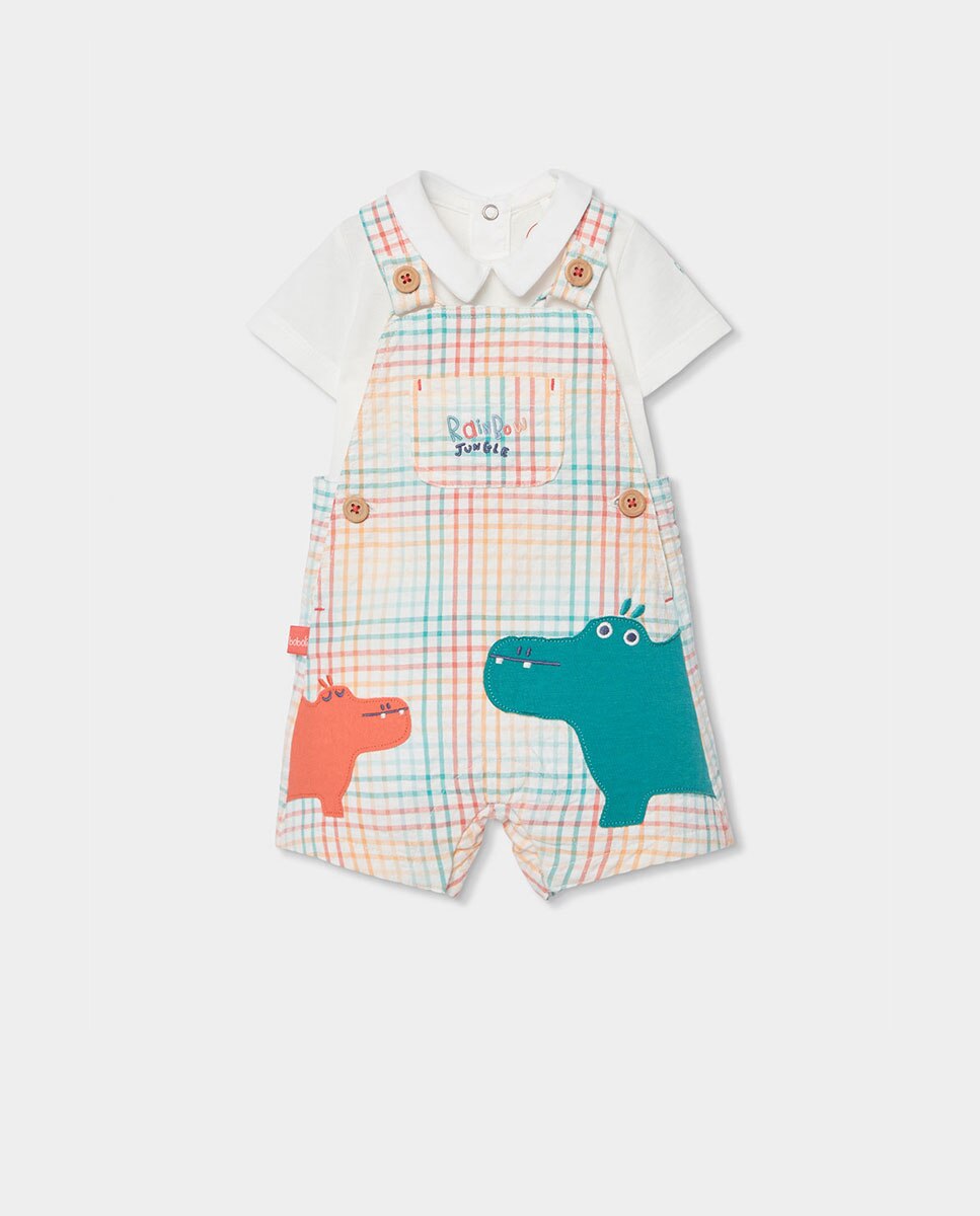 Conjunto punto combinado de bebé - Boboli - Blanco Blanco-1