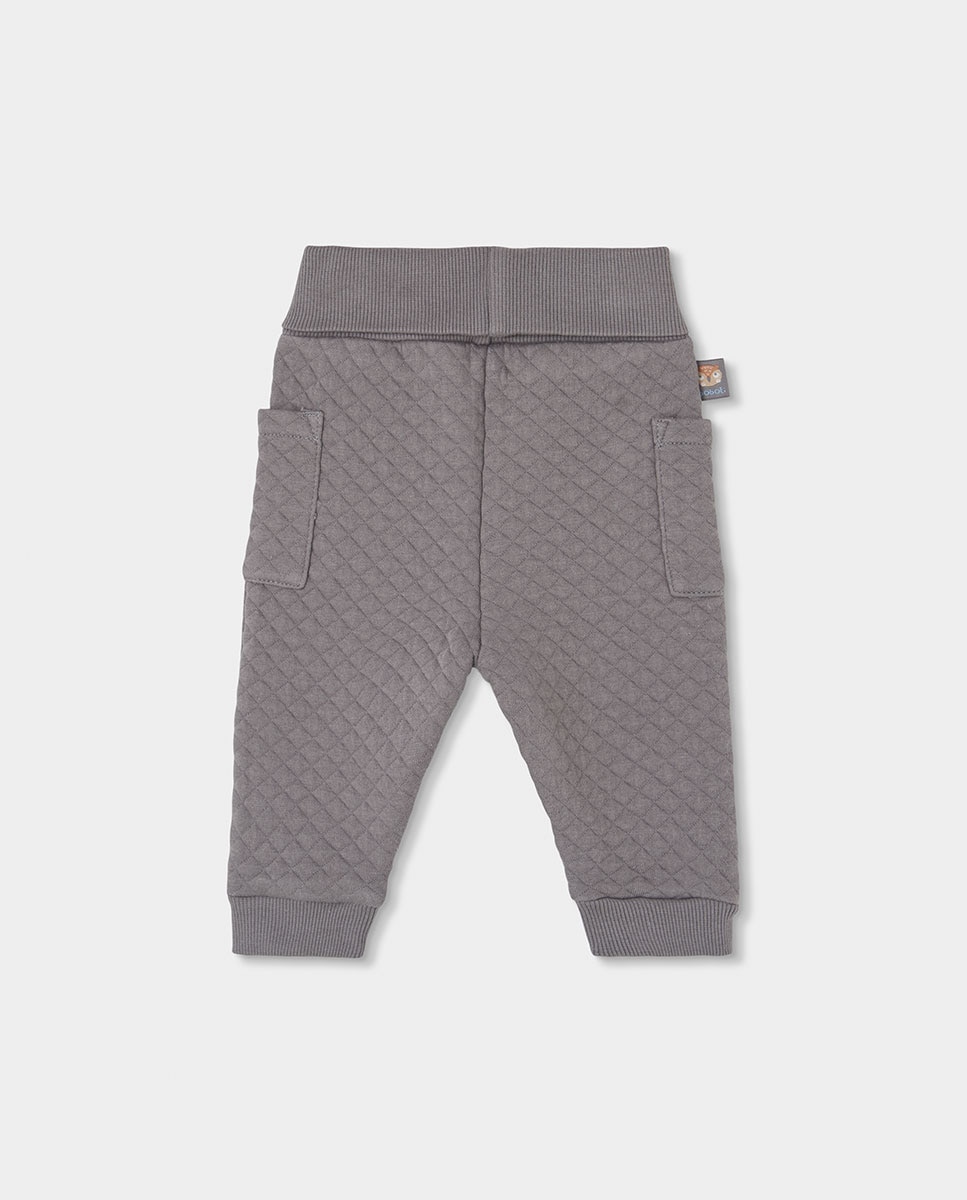 Conjunto de punto de bebe niño de manga larga con cuello redondo - Boboli - Azul claro Azul claro-6