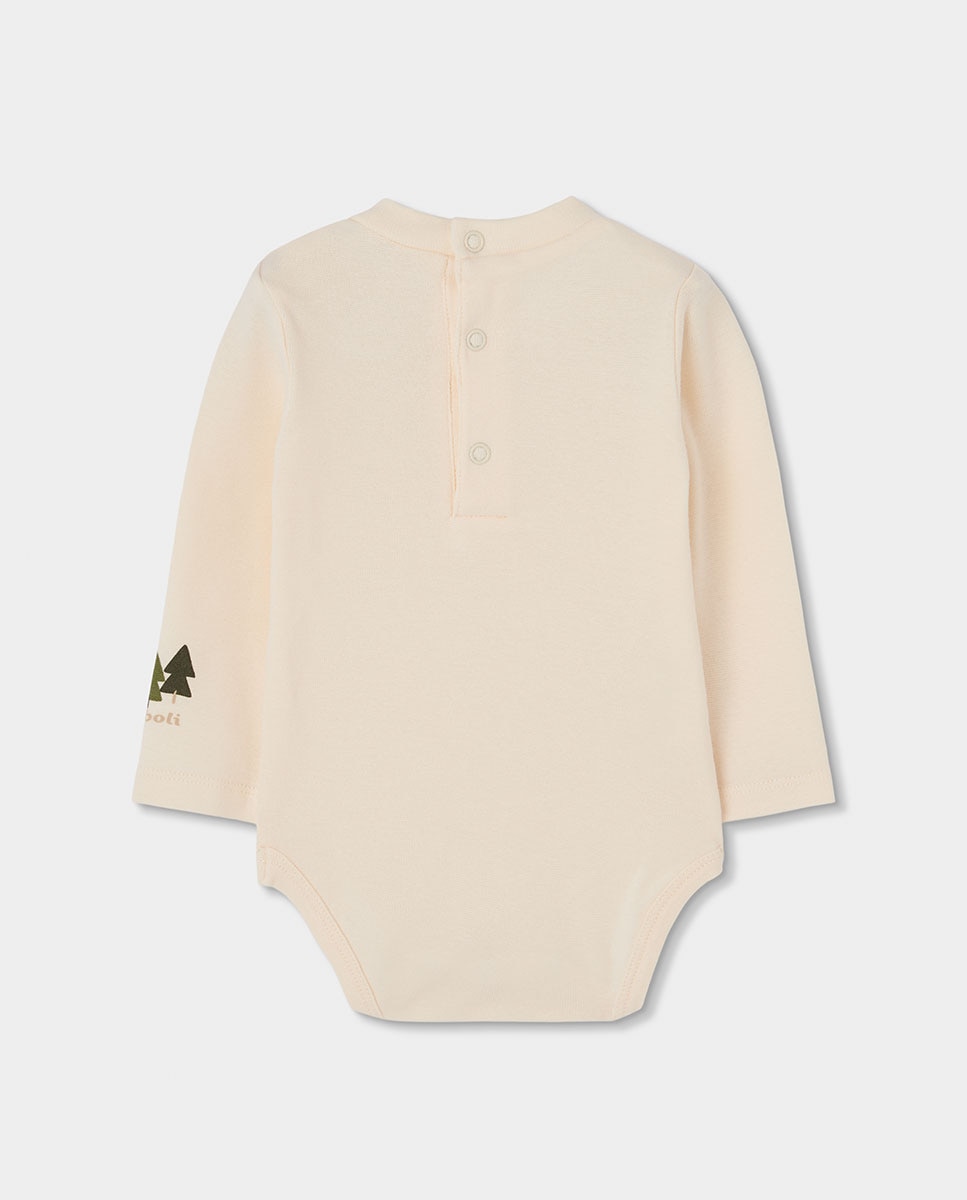 Conjunto de bebé niño con cuello semicisne - Boboli - Beige Beige-5