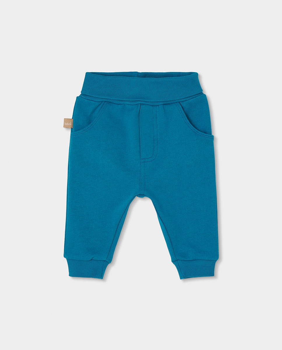 Conjunto de punto de bebé niño de algodón con bolsillo - Boboli - Azul marino Azul marino-5