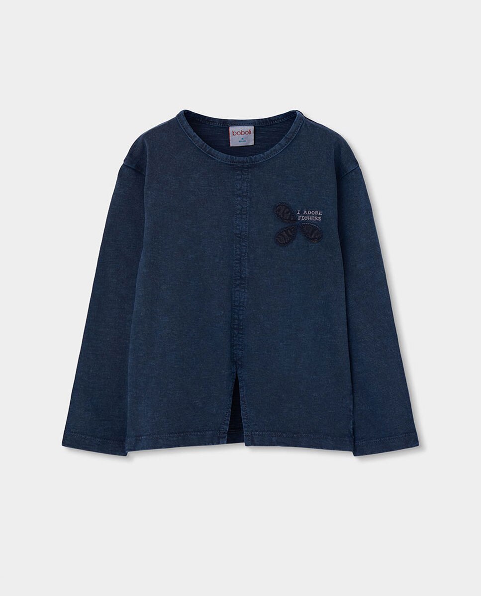 Imagen 0 de Pantalón de niña amplio con tiro alto Verde
