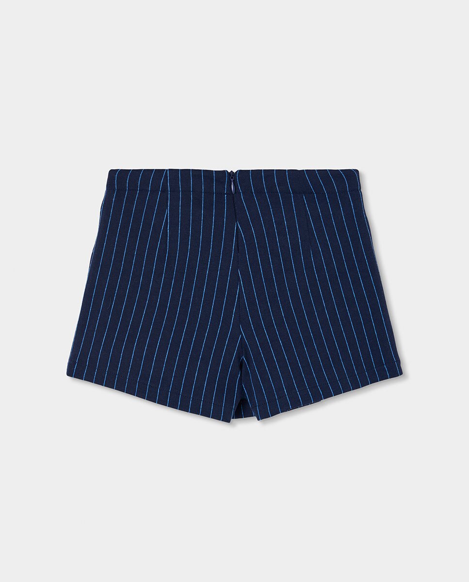 Leotardo lurex de niña de tiro alto - Boboli - Azul / Blanco Azul / Blanco-3