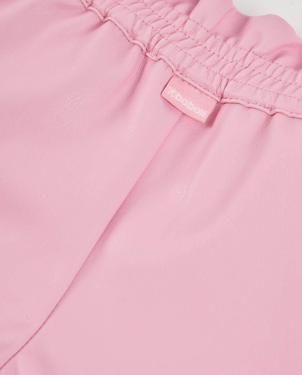 Bermuda de niña de tiro alto - Boboli - Rosa Rosa-4