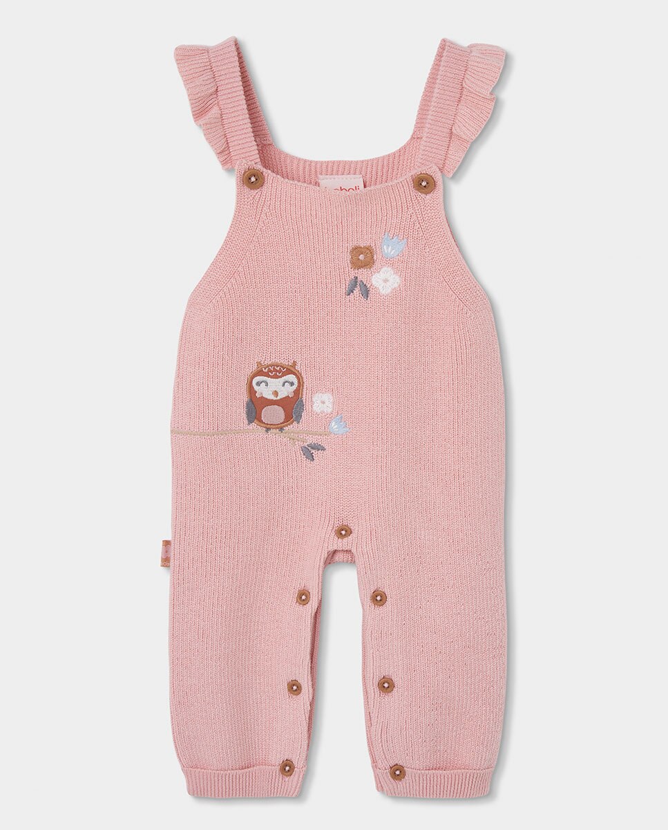 Conjunto de bebé niña con estampado de flores y manga larga - Boboli - Multicolor Multicolor-5