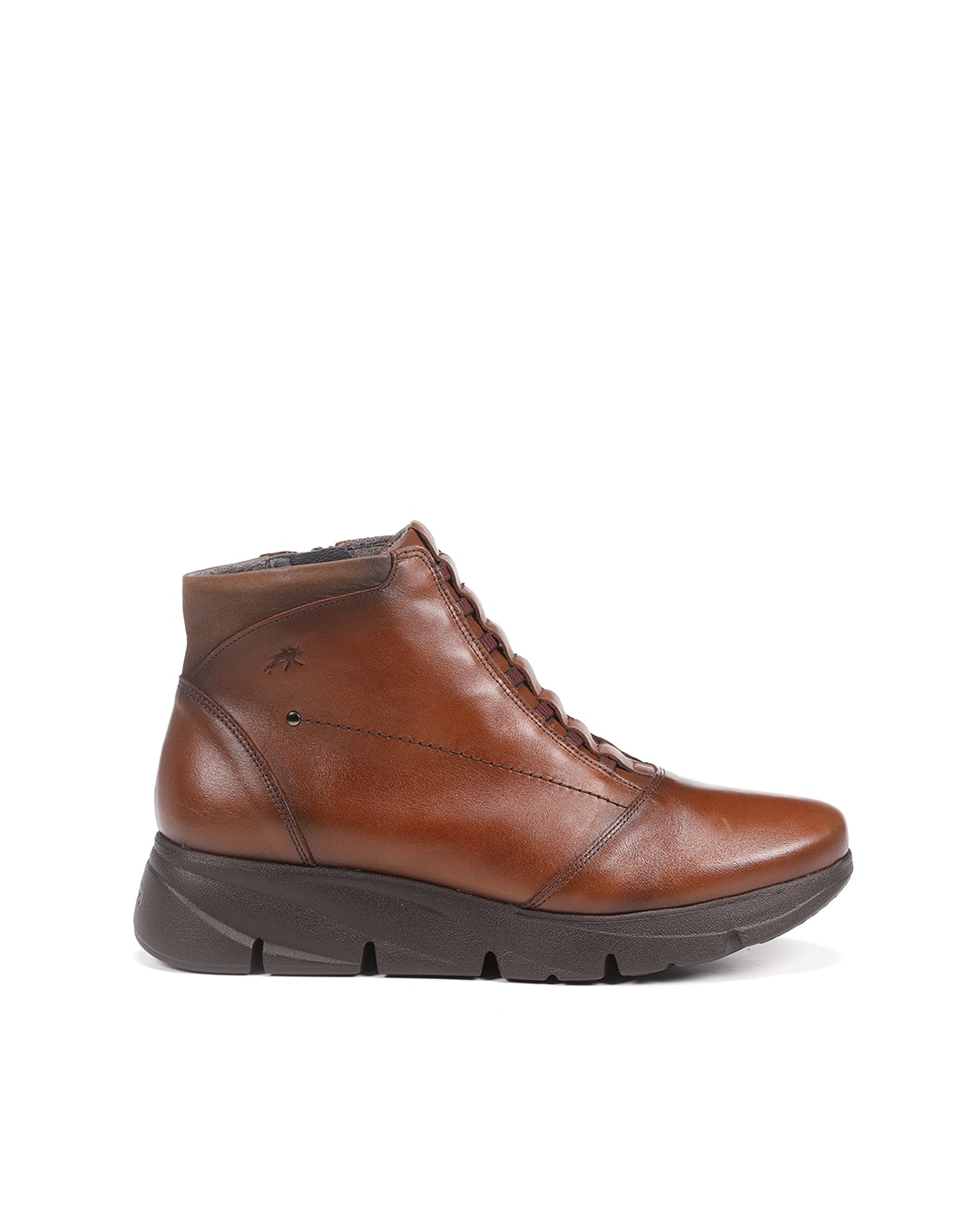Fluchos - Botines de mujer con elásticos fabricados en piel.