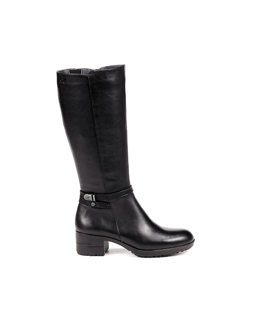 Imagen 0 de Botas de mujer en color negro y fabricadas en piel