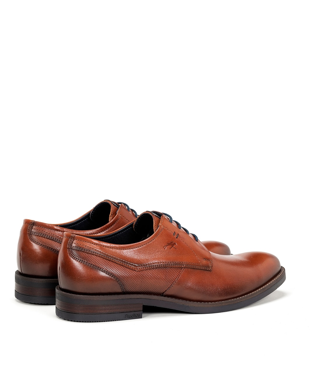 Zapatos de cordones de hombre fabricados en piel - Fluchos - Marrón Marrón-3