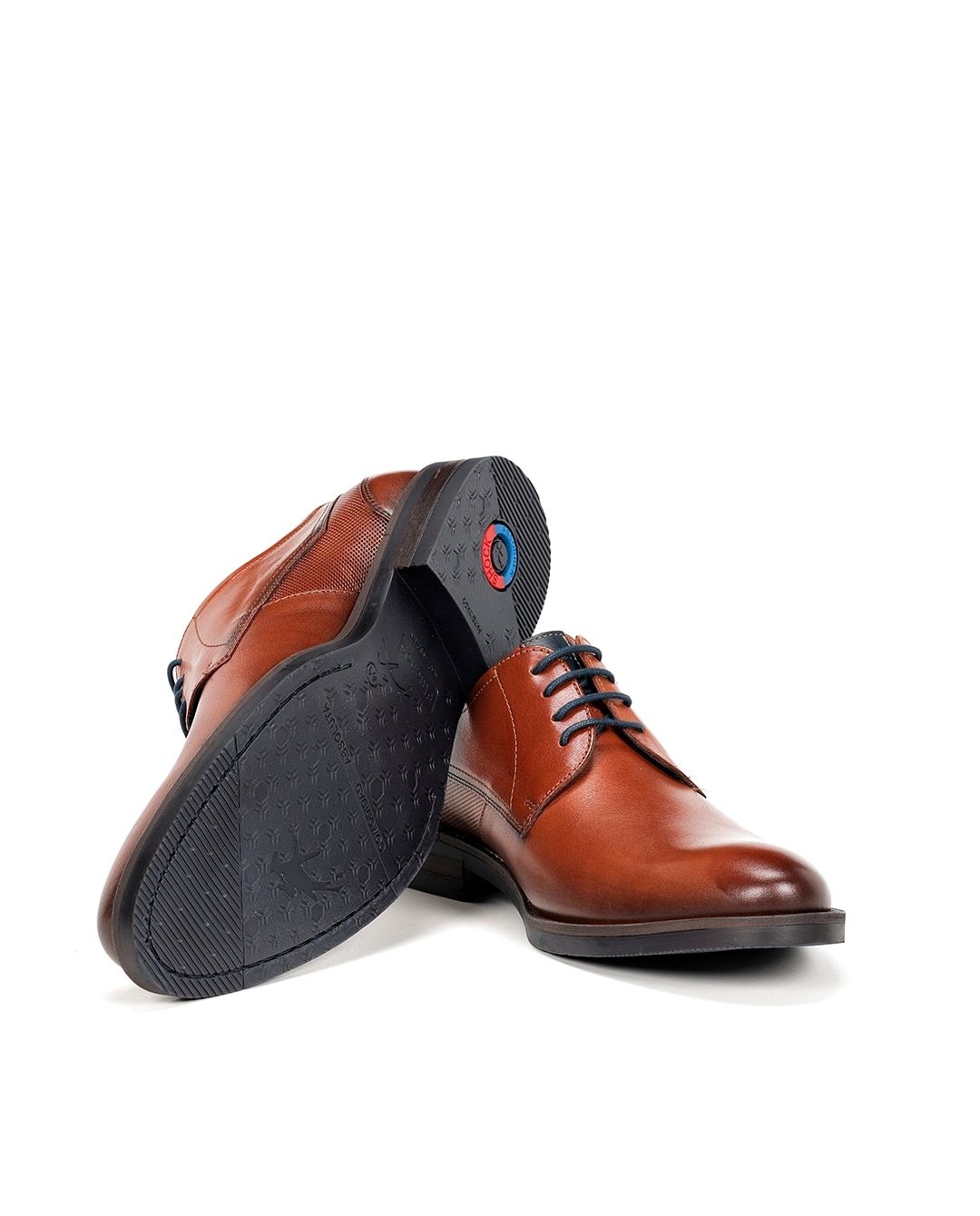 Zapatos de cordones de hombre fabricados en piel - Fluchos - Marrón Marrón-4