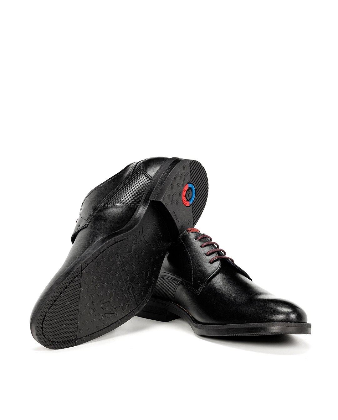 Zapatos de cordones de hombre fabricados en piel - Fluchos - Negro Negro-4