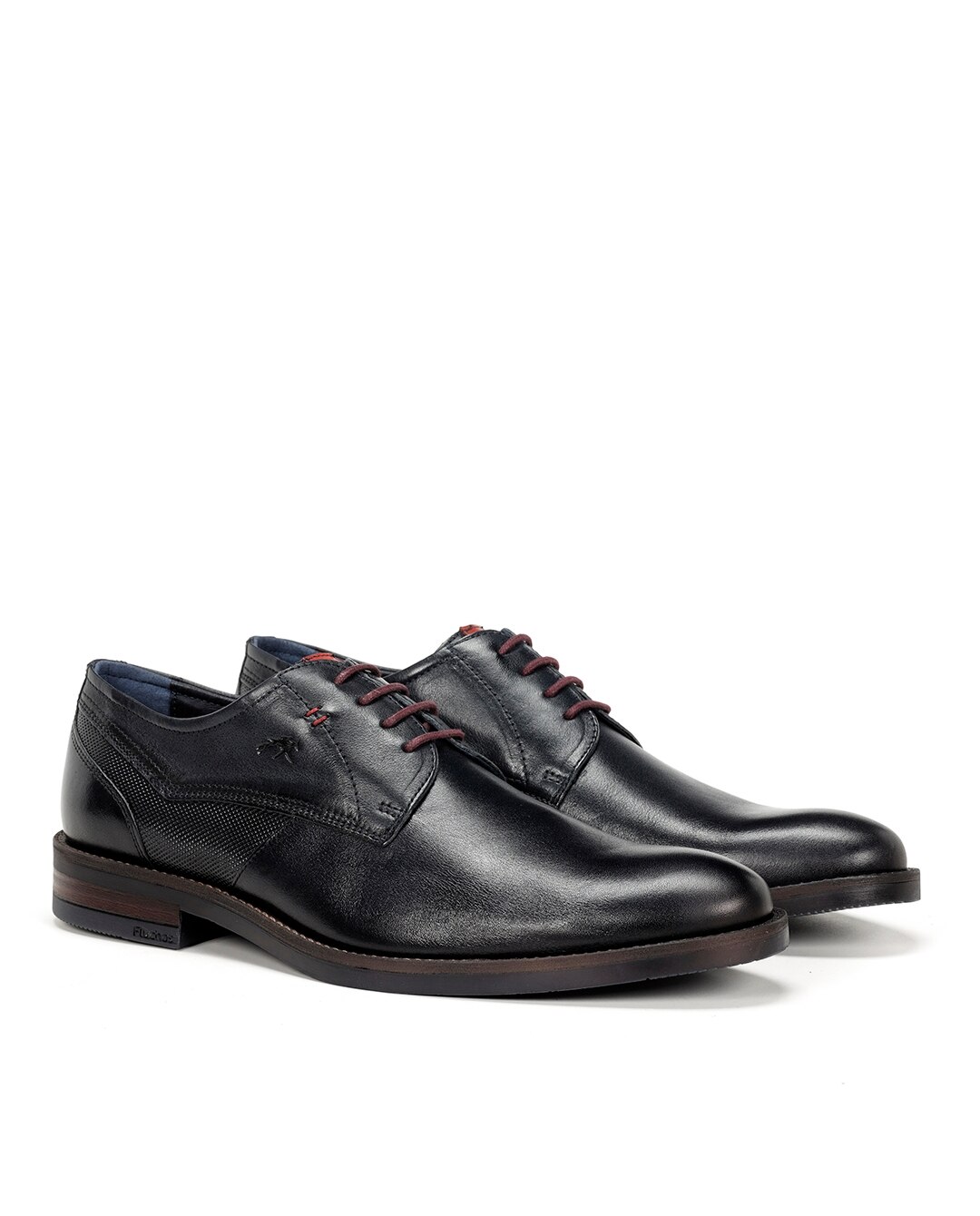 Zapatos de cordones de hombre fabricados en piel - Fluchos - Azul marino Azul marino-2