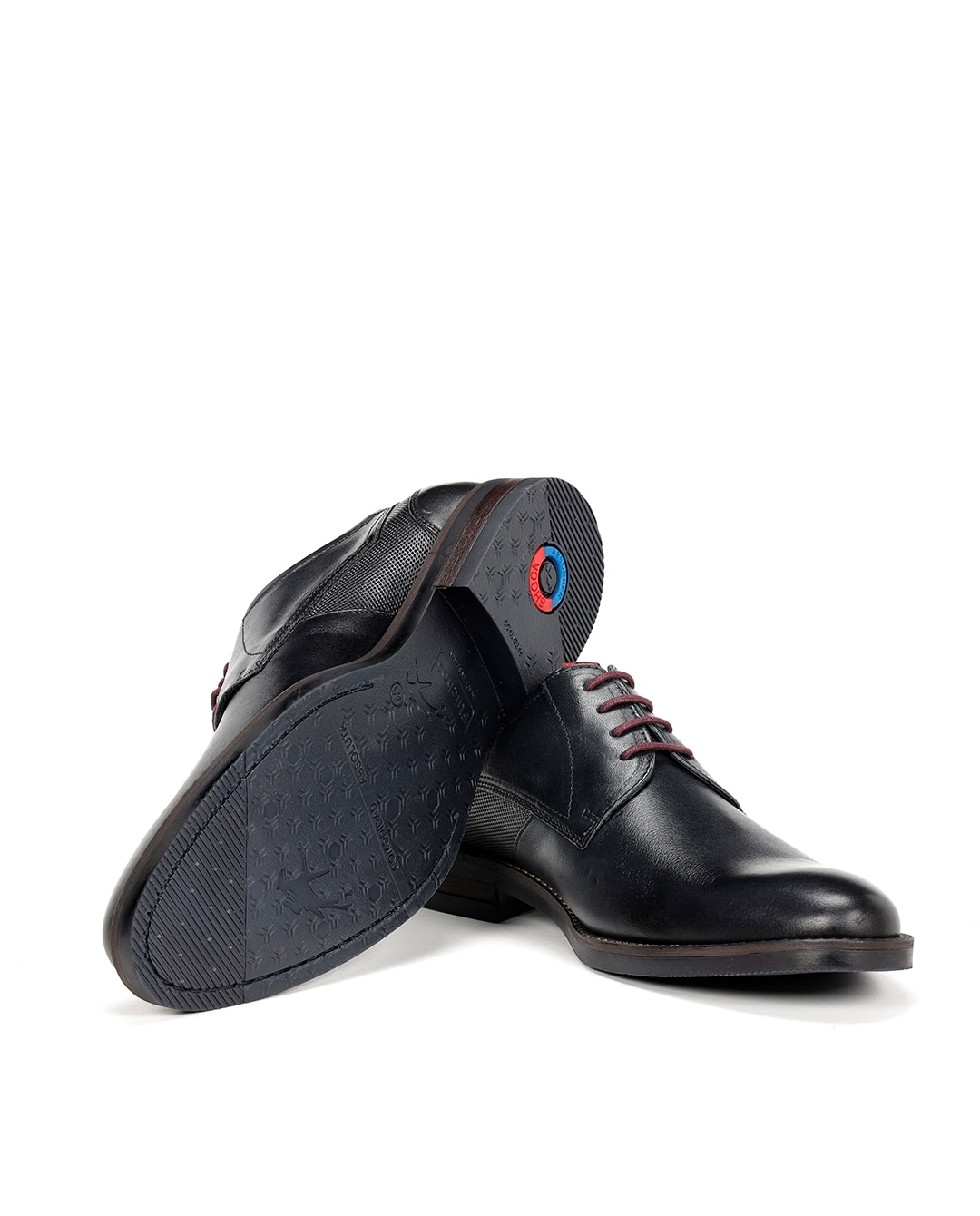 Zapatos de cordones de hombre fabricados en piel - Fluchos - Azul marino Azul marino-4