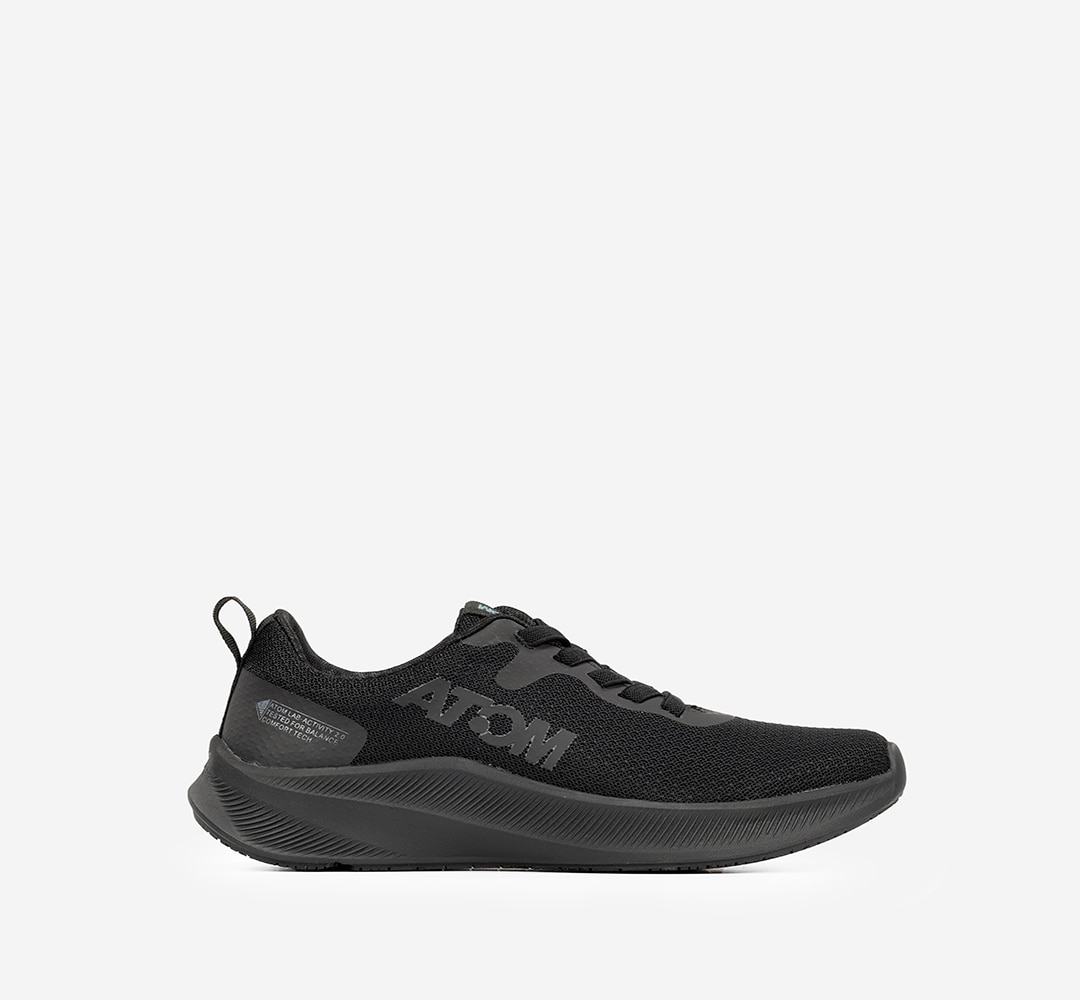 Imagen 0 de Zapatillas casual de mujer Atom Negro