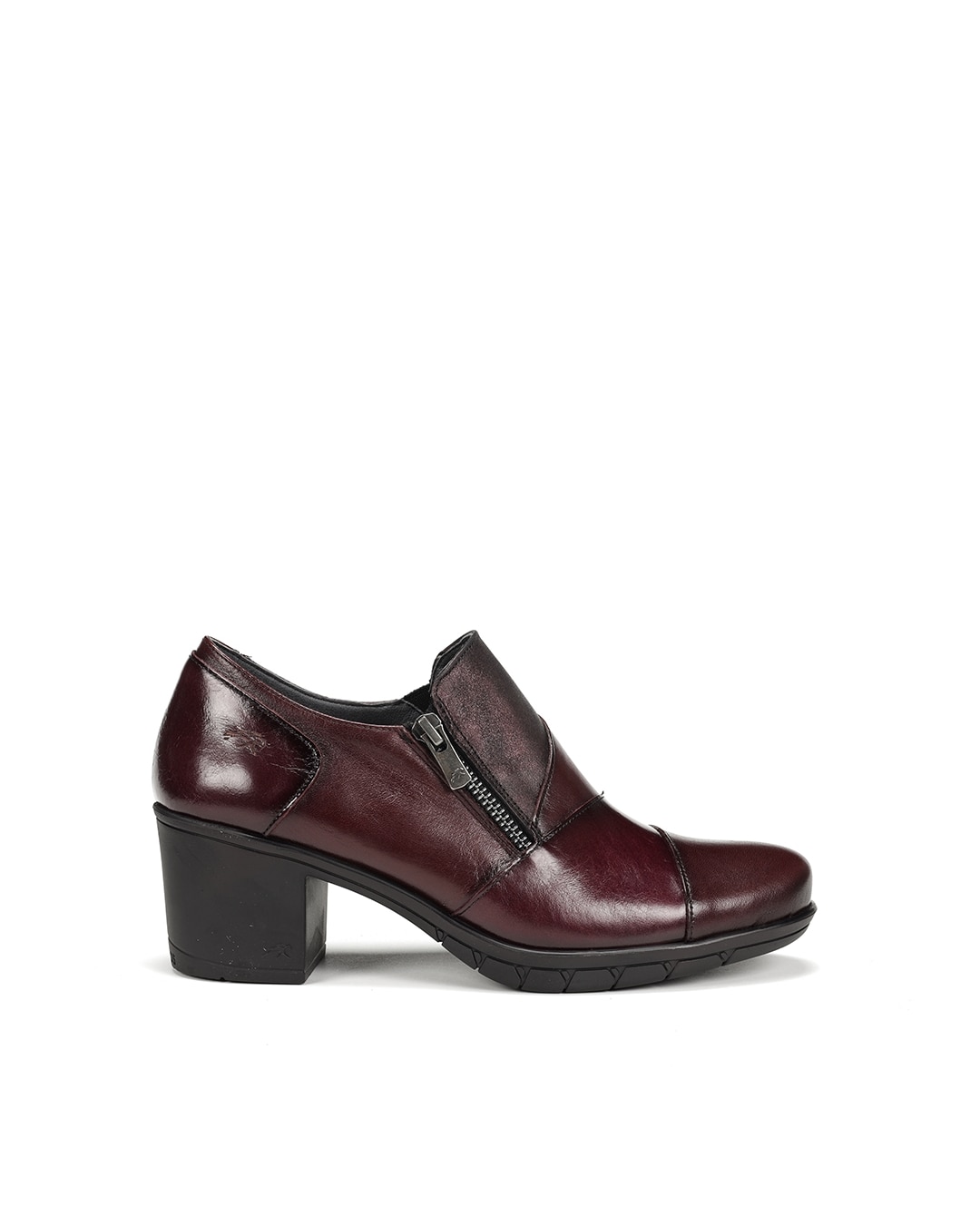 Mocasines de mujer fabricados en piel - Fluchos - Rojo Rojo-1