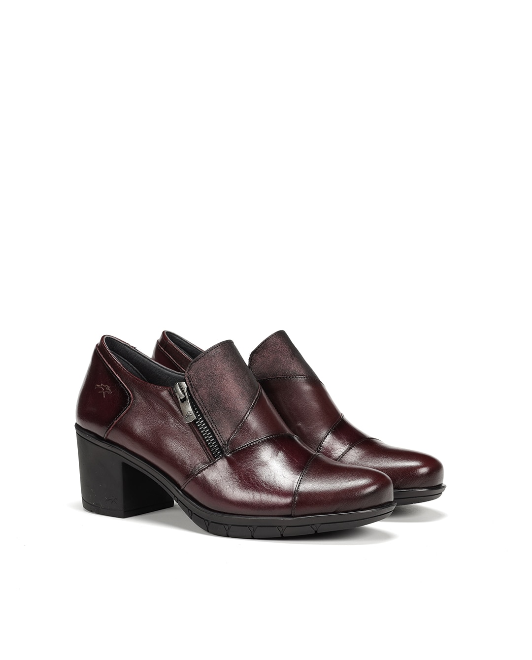 Mocasines de mujer fabricados en piel - Fluchos - Rojo Rojo-2