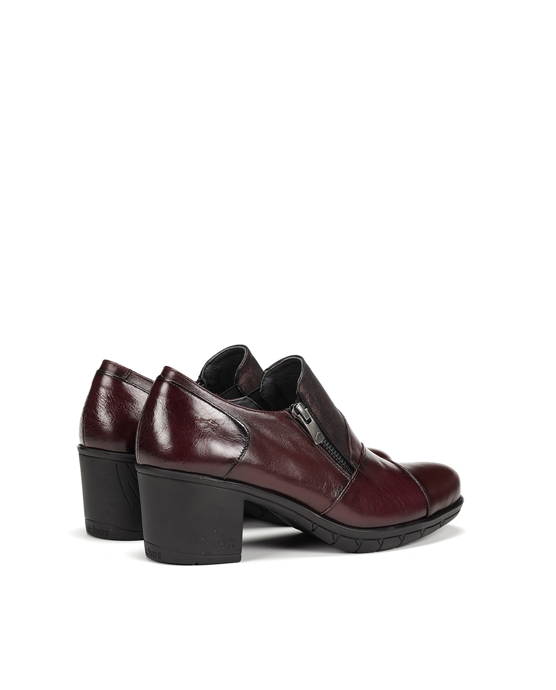 Mocasines de mujer fabricados en piel - Fluchos - Rojo Rojo-3