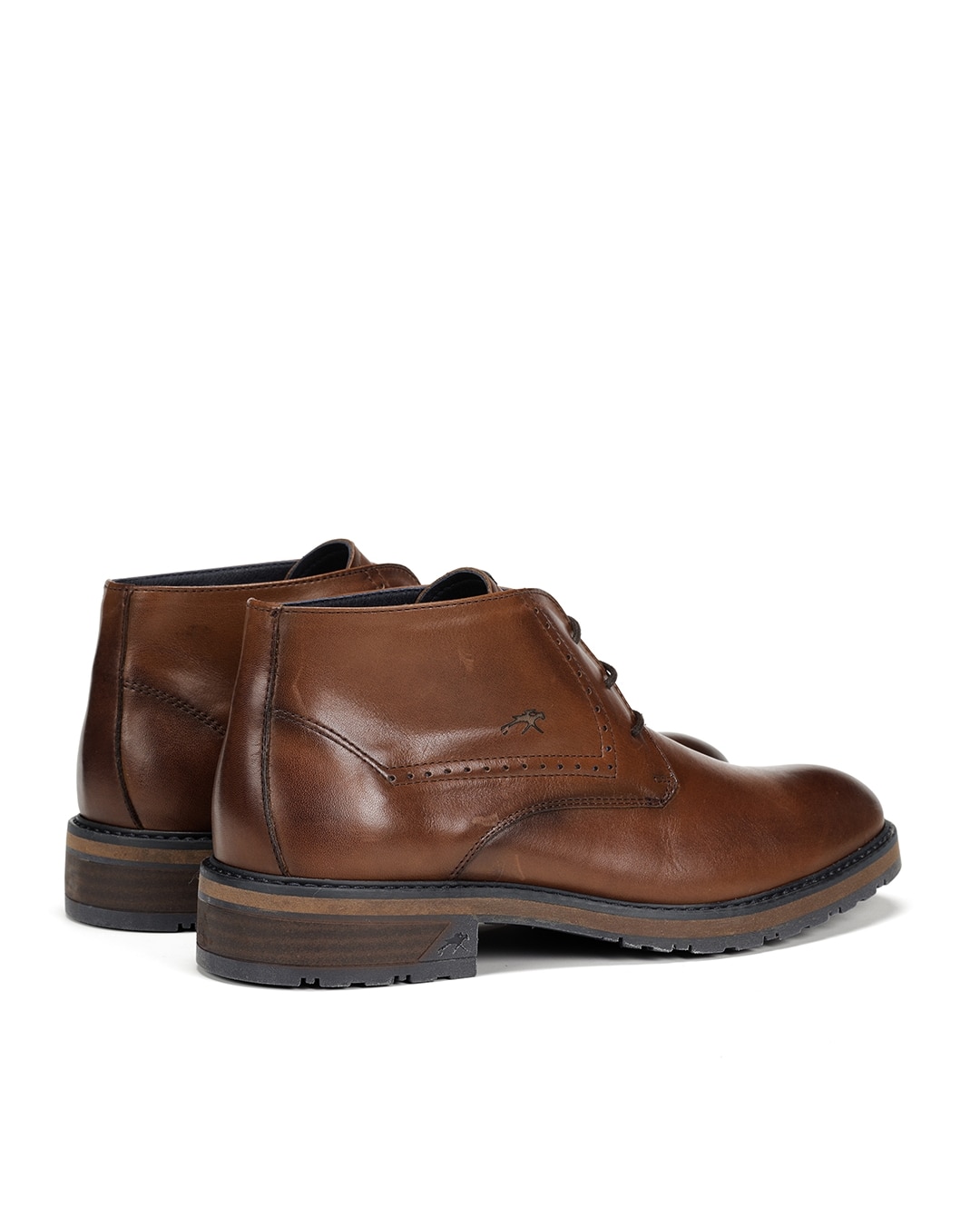 Botines de hombre fabricados en piel - Fluchos - Marrón Marrón-2