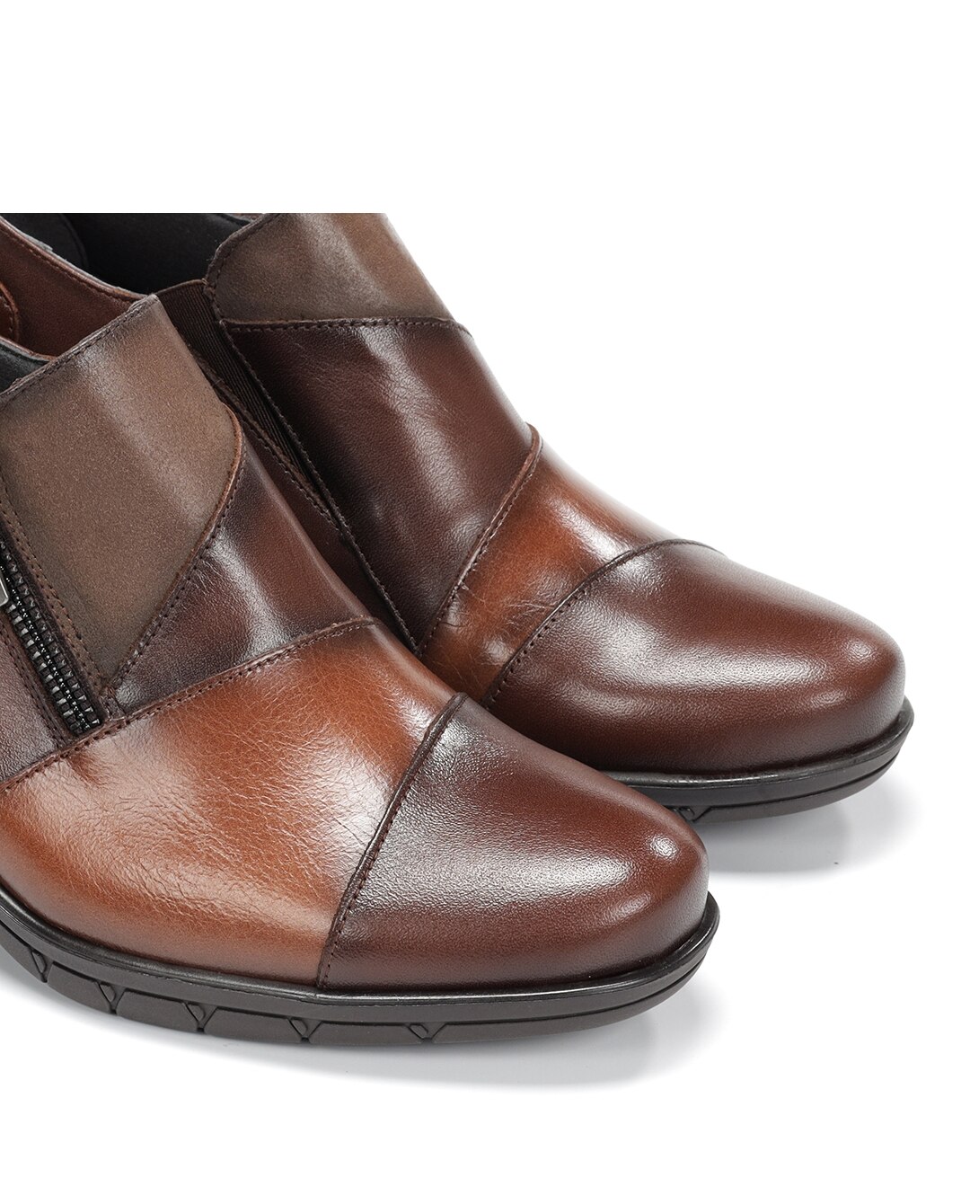 Mocasines de mujer fabricados en piel - Fluchos - Marrón Marrón-6