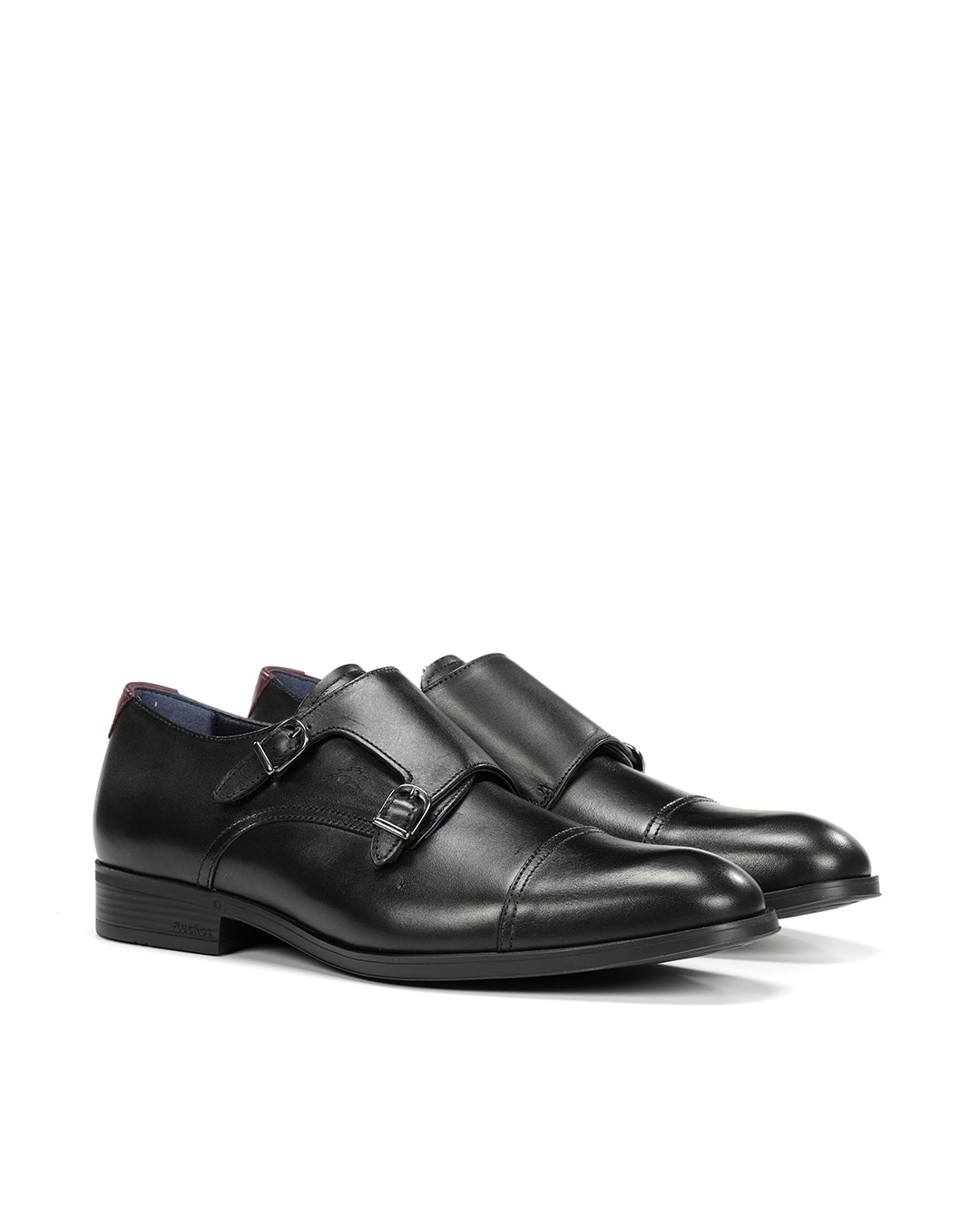 Bluchers de hombre fabricados en piel - Fluchos - Negro Negro-3