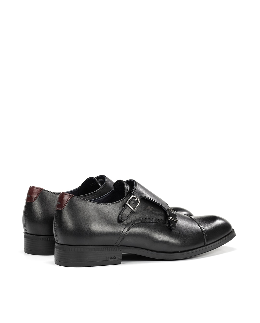 Bluchers de hombre fabricados en piel - Fluchos - Negro Negro-2