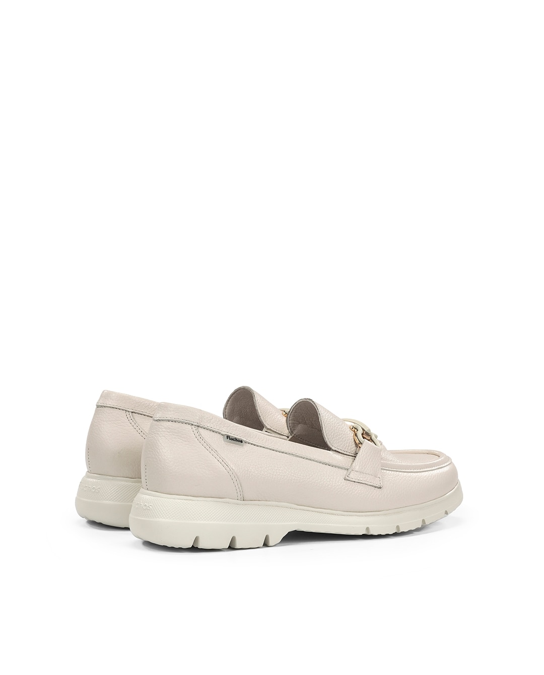 Mocasines de mujer fabricados en piel - Fluchos - Beige Beige-2