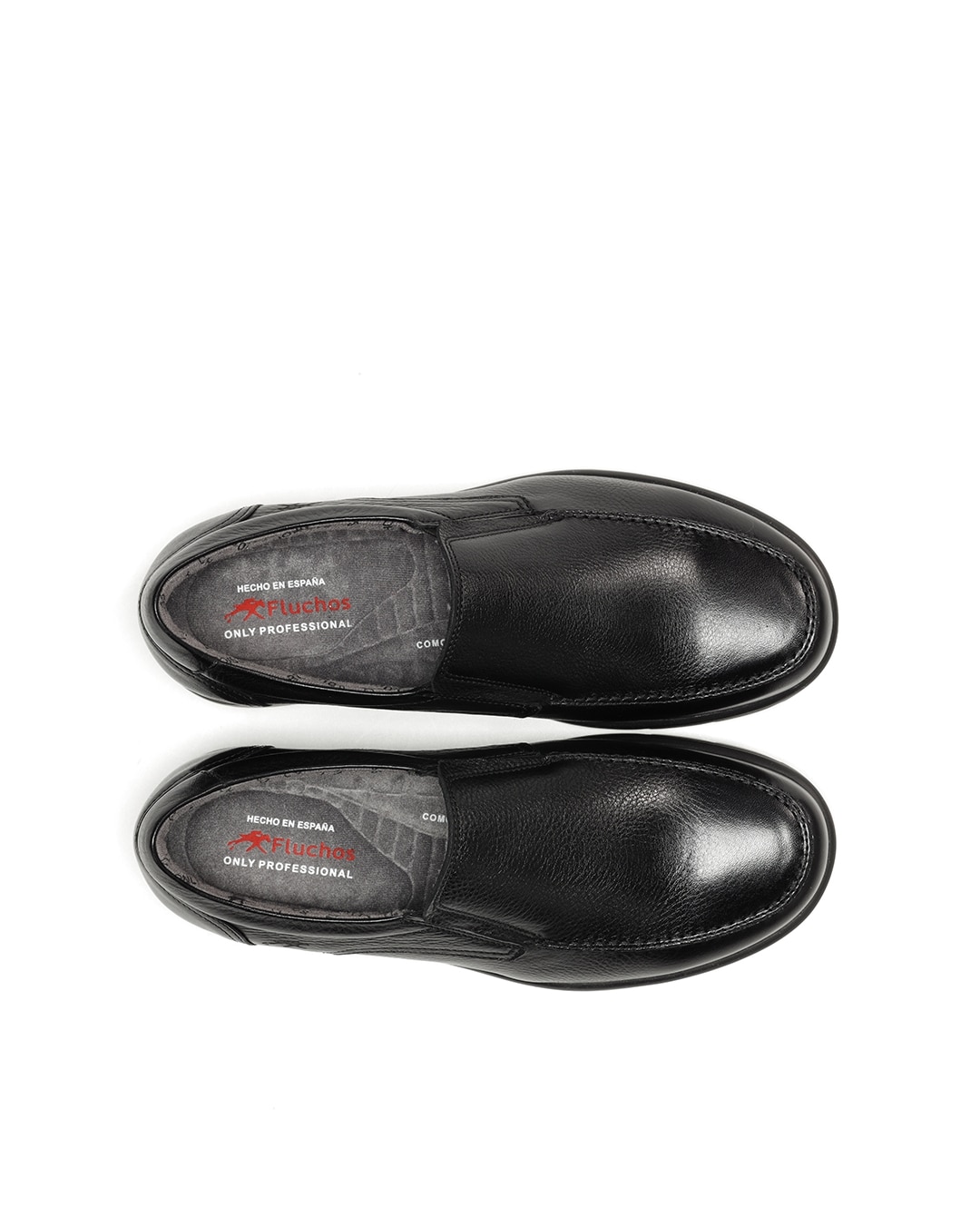 Mocasines de hombre fabricados en piel - Fluchos - Negro Negro-5