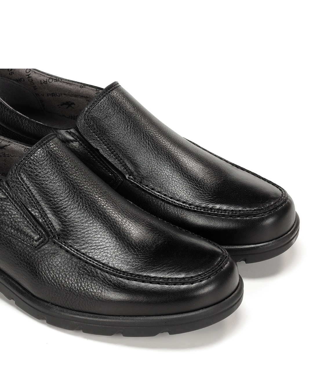 Mocasines de hombre fabricados en piel - Fluchos - Negro Negro-6