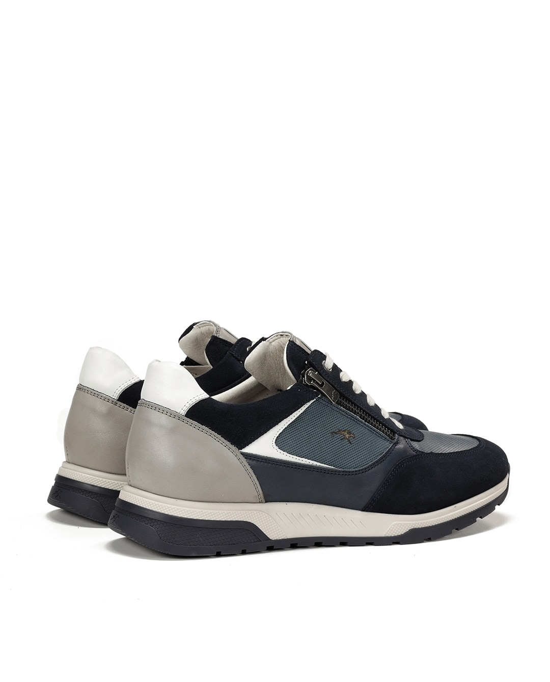 Zapatillas deportivas de hombre fabricados en serraje - Fluchos - Azul Azul-3