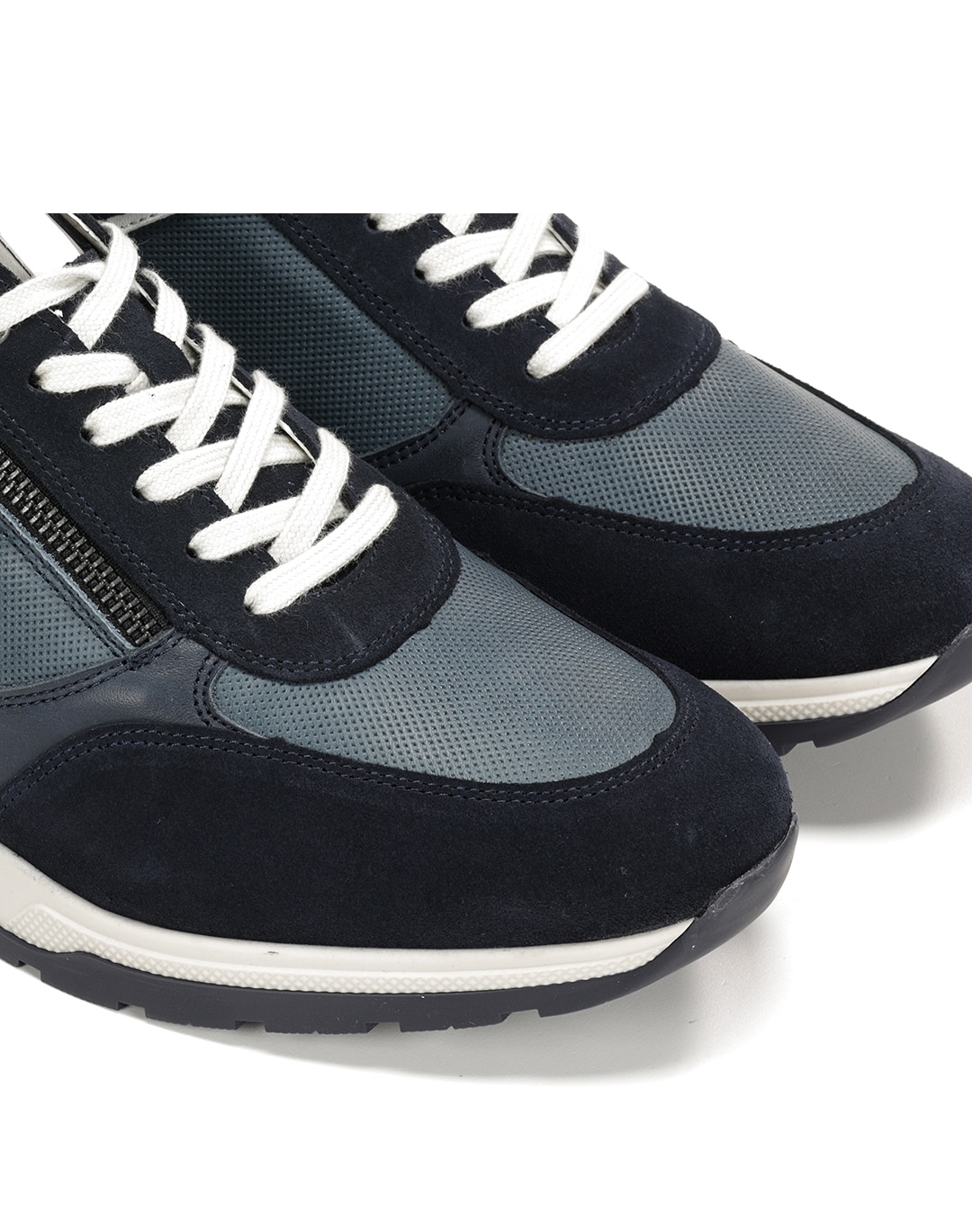 Zapatillas deportivas de hombre fabricados en serraje - Fluchos - Azul Azul-6