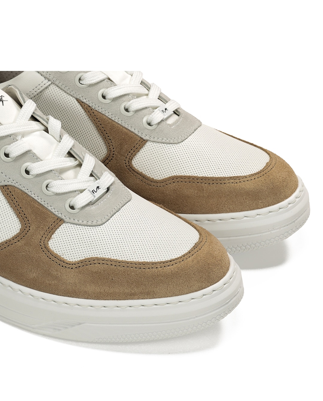 Zapatillas deportivas de hombre fabricados en serraje - Fluchos - Blanco Blanco-6