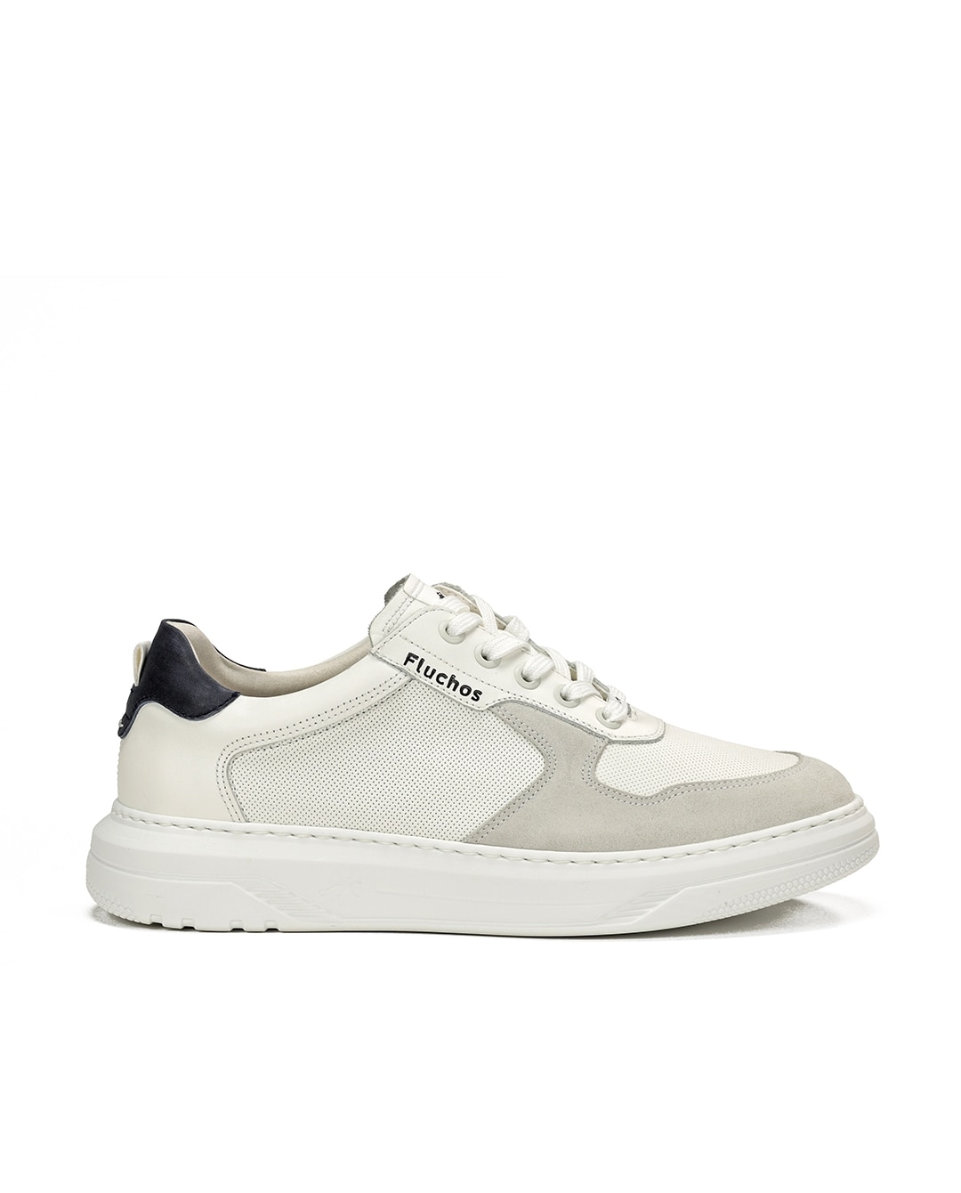 Zapatos de cordones de hombre de estilo deportivo fabricados en piel
