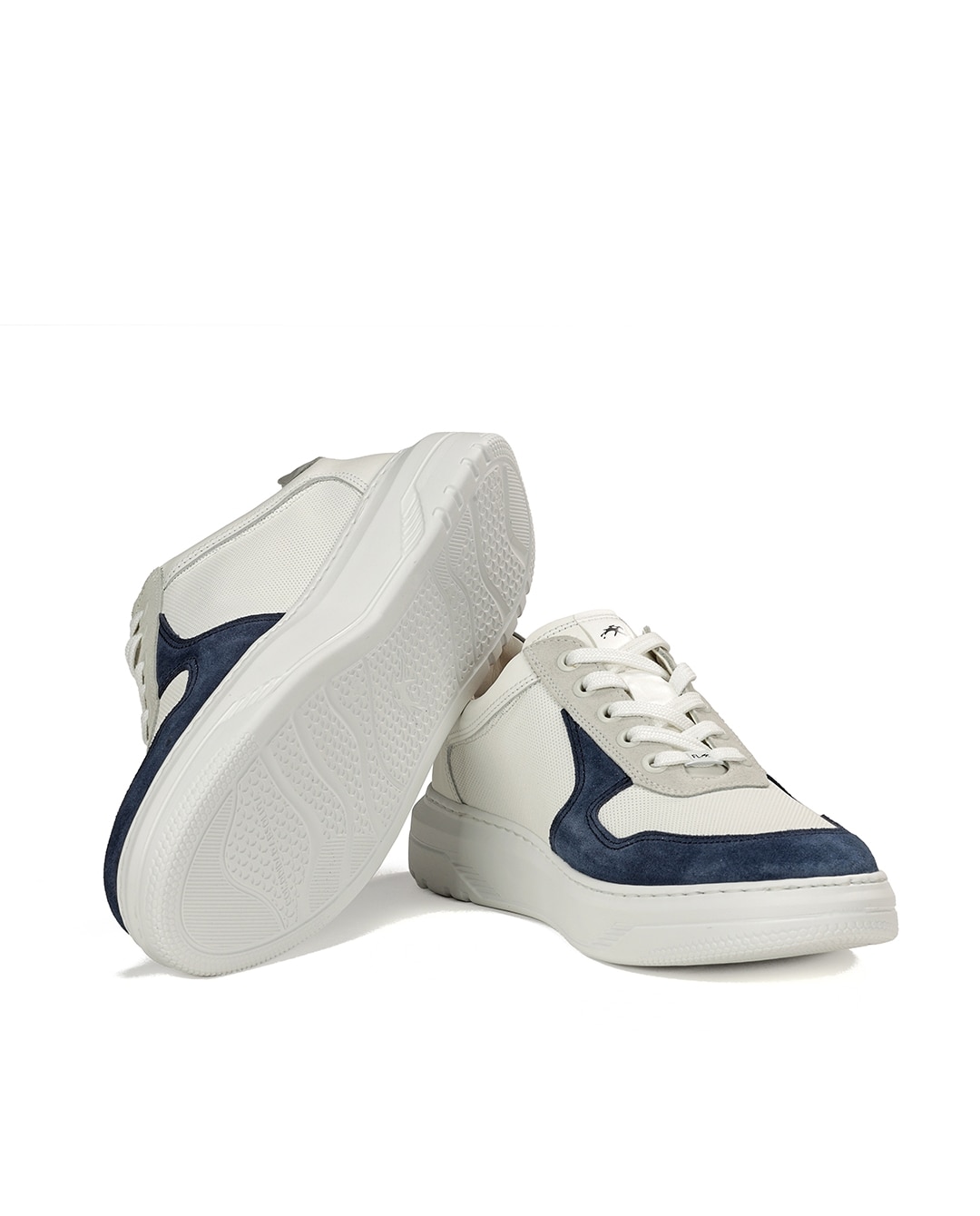 Zapatillas deportivas de hombre fabricados en serraje - Fluchos - Azul / Blanco Azul / Blanco-4