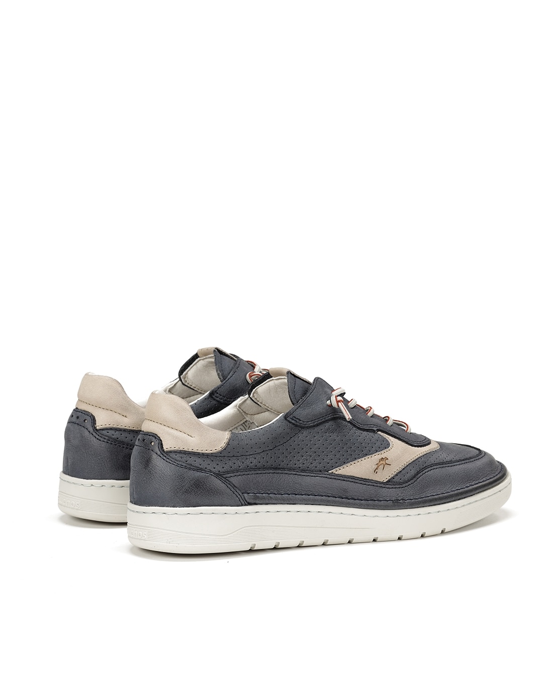 Zapatillas deportivas de hombre fabricados en nobuck - Fluchos - Azul antracita Azul antracita-3