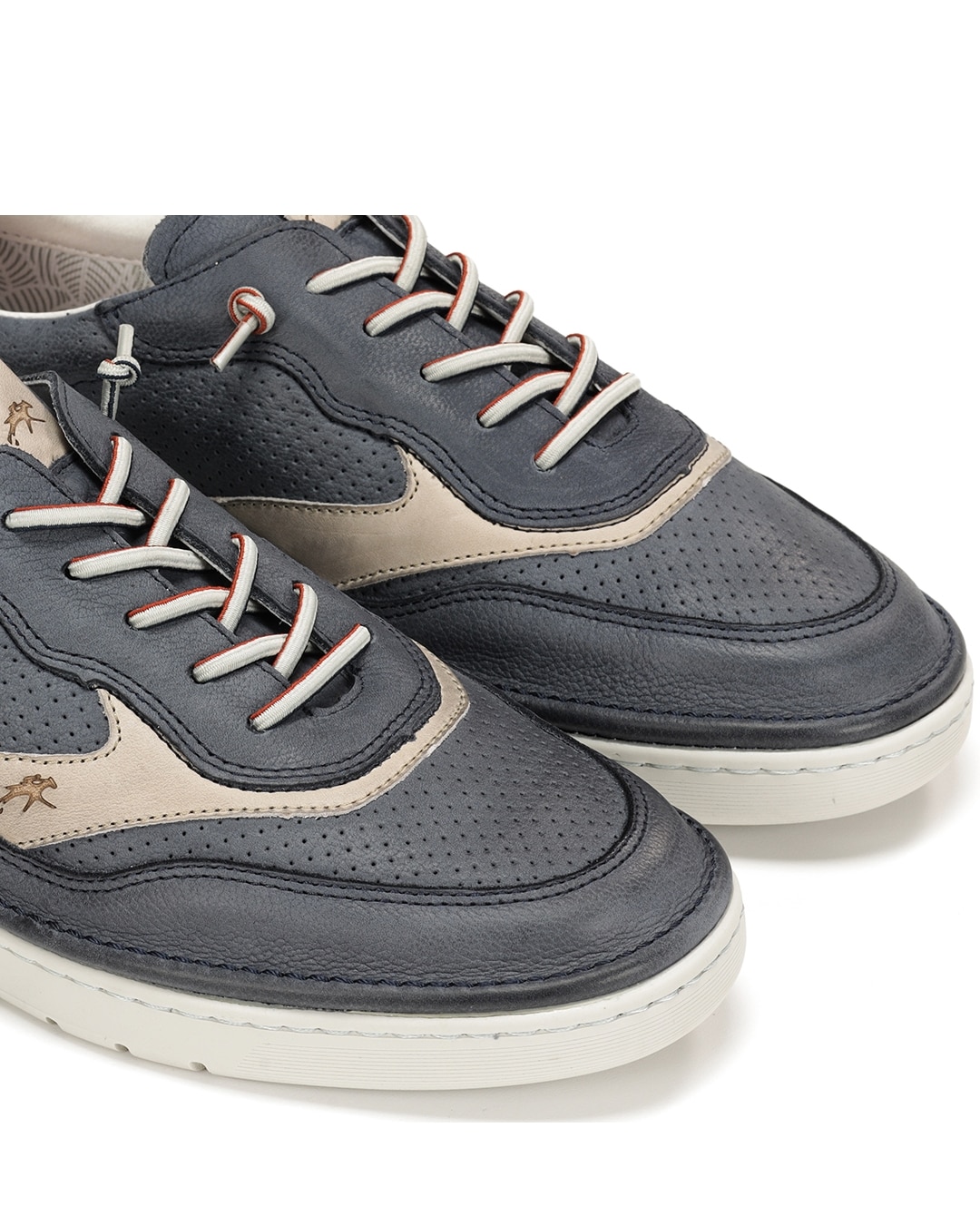 Zapatillas deportivas de hombre fabricados en nobuck - Fluchos - Azul antracita Azul antracita-6