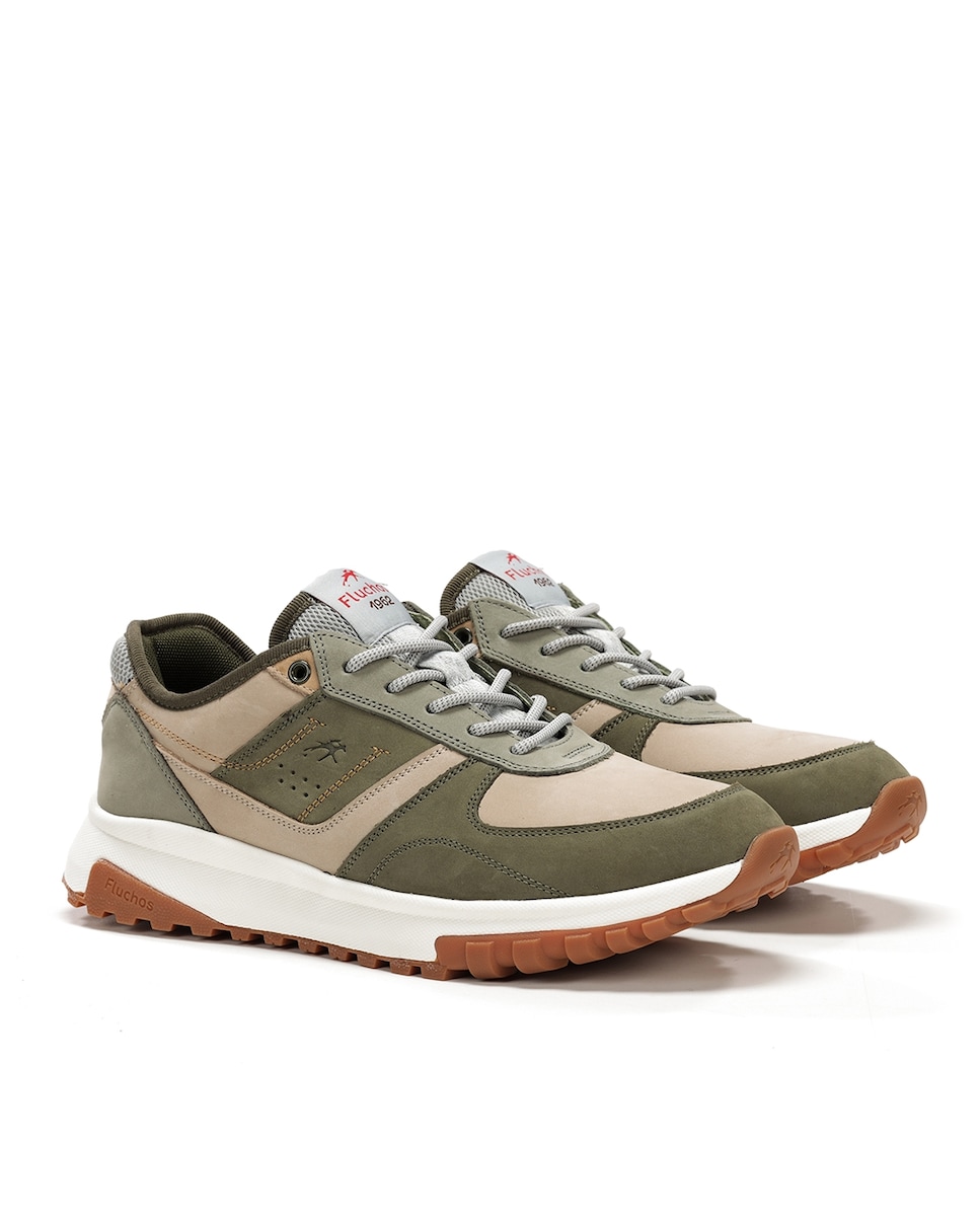 Zapatillas deportivas de hombre fabricados en nobuck · Fluchos