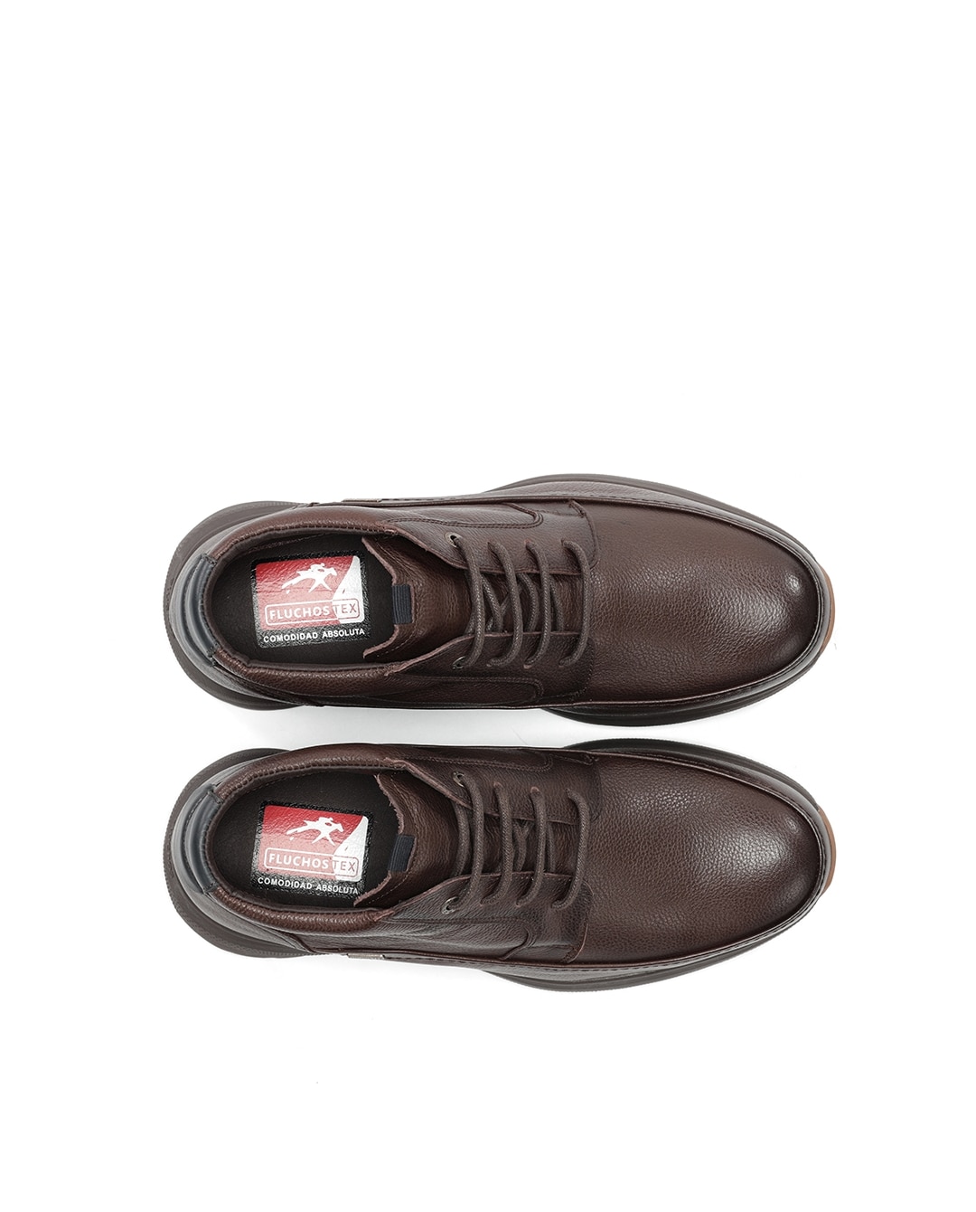 Botines de hombre fabricados en impermeable - Fluchos - Marrón Marrón-5