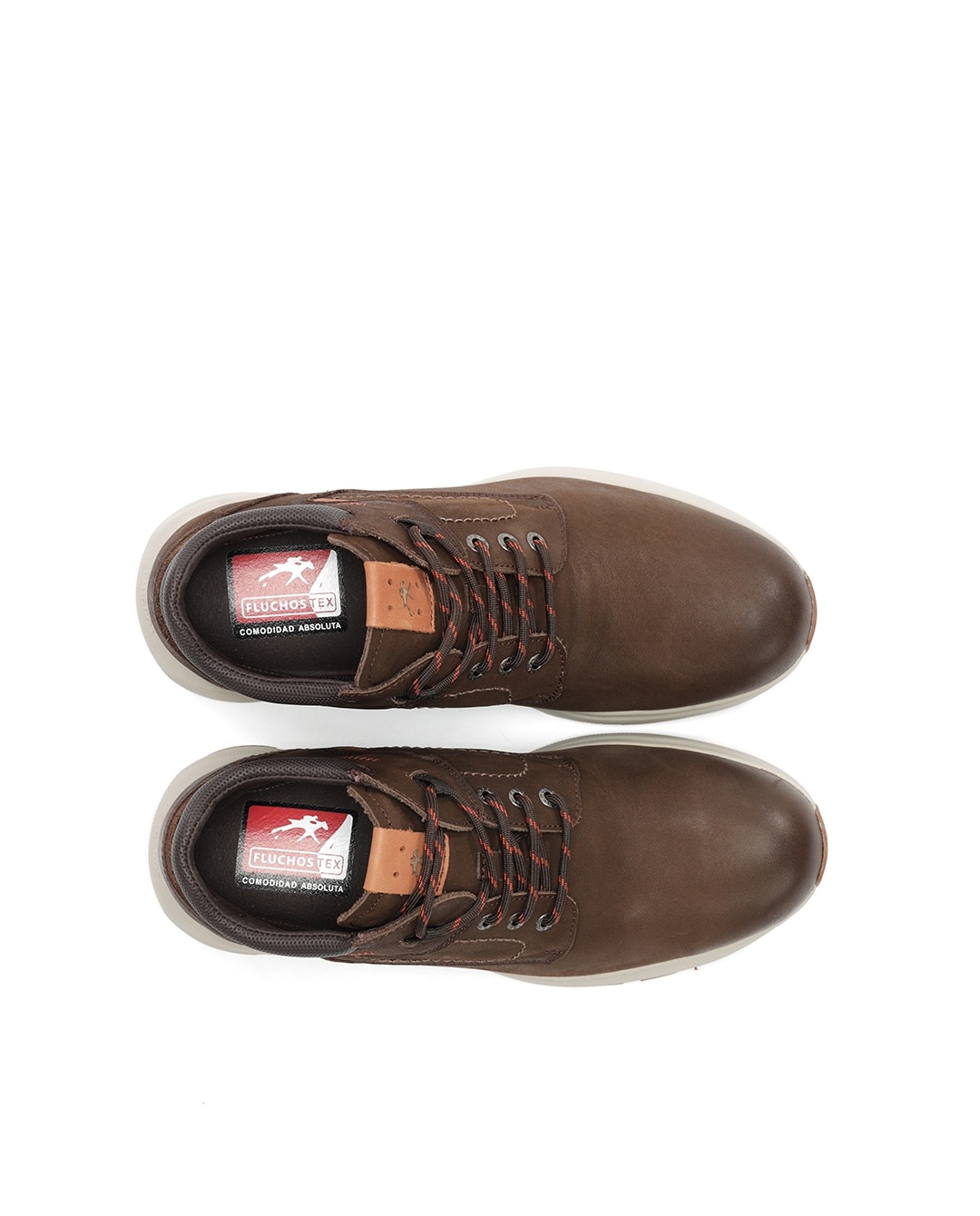 Botines de hombre fabricados en impermeable - Fluchos - Marrón Marrón-5