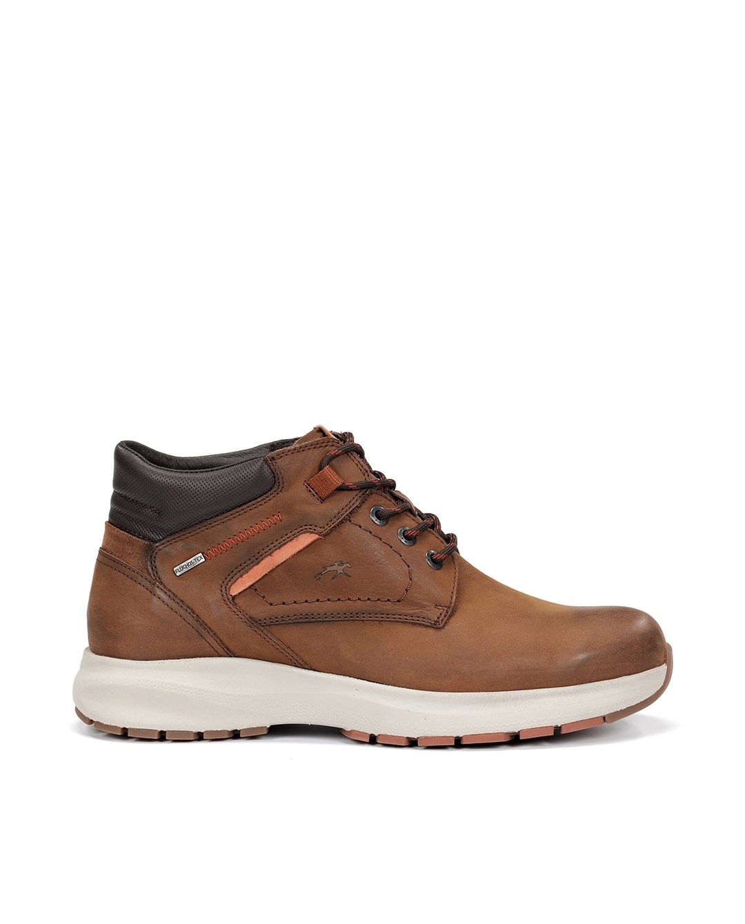 Botines de hombre fabricados en impermeable - Fluchos - Marrón / Naranja Marrón / Naranja-1