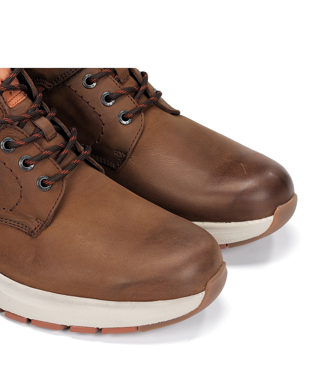 Botines de hombre fabricados en impermeable - Fluchos - Marrón / Naranja Marrón / Naranja-6