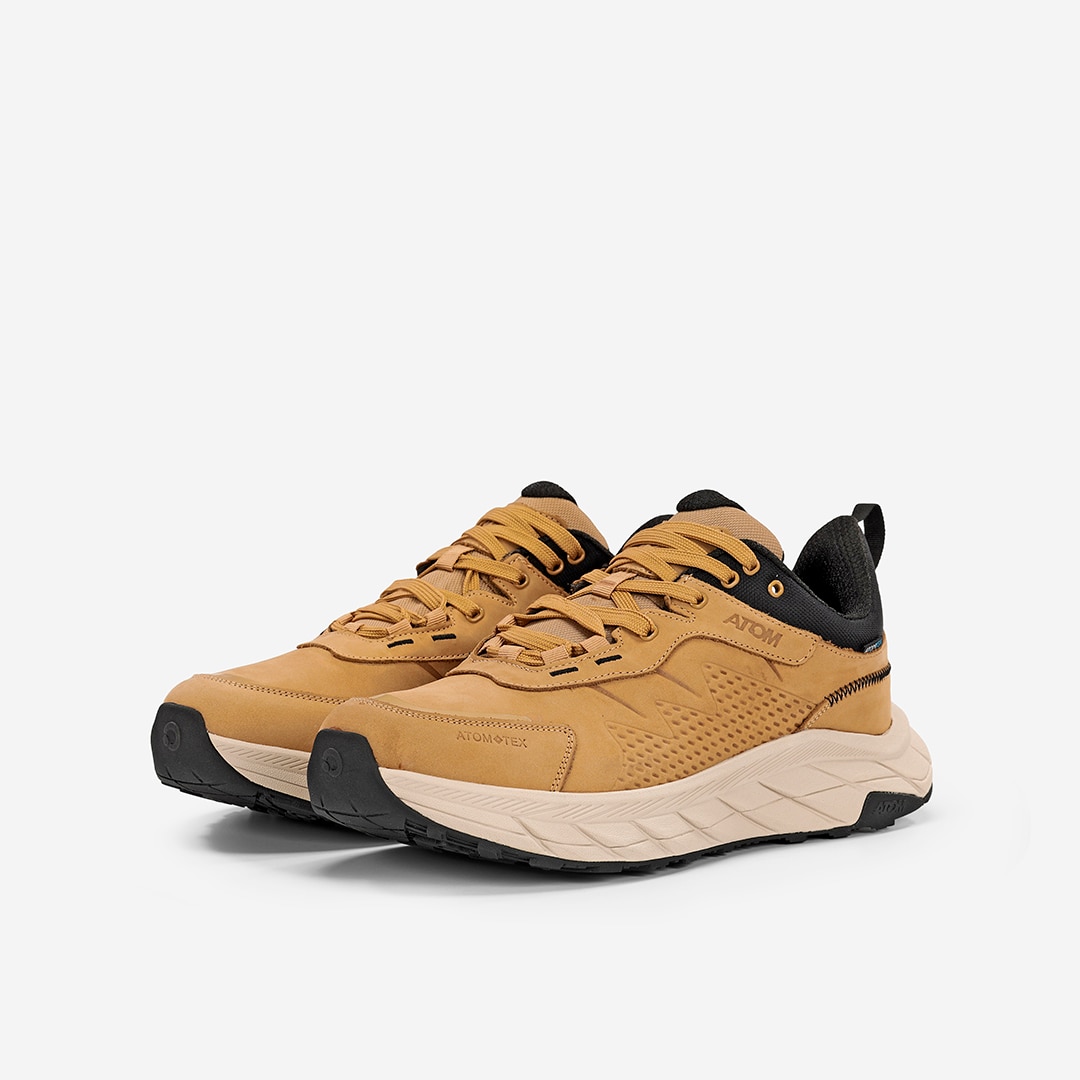 Zapatillas casual de hombre Atom - Marrón Marrón-4