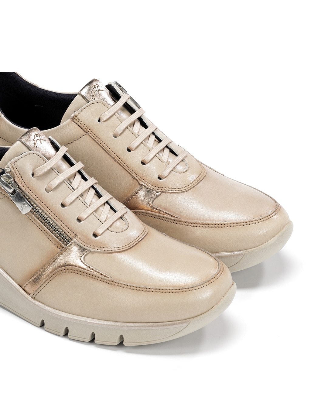 Zapatos de cordones de mujer fabricados en piel - Fluchos - Burdeos Burdeos-6