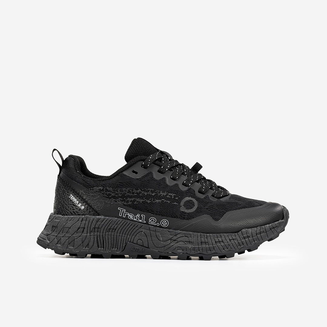 Imagen 0 de Zapatillas de trail running de mujer Atom Negro