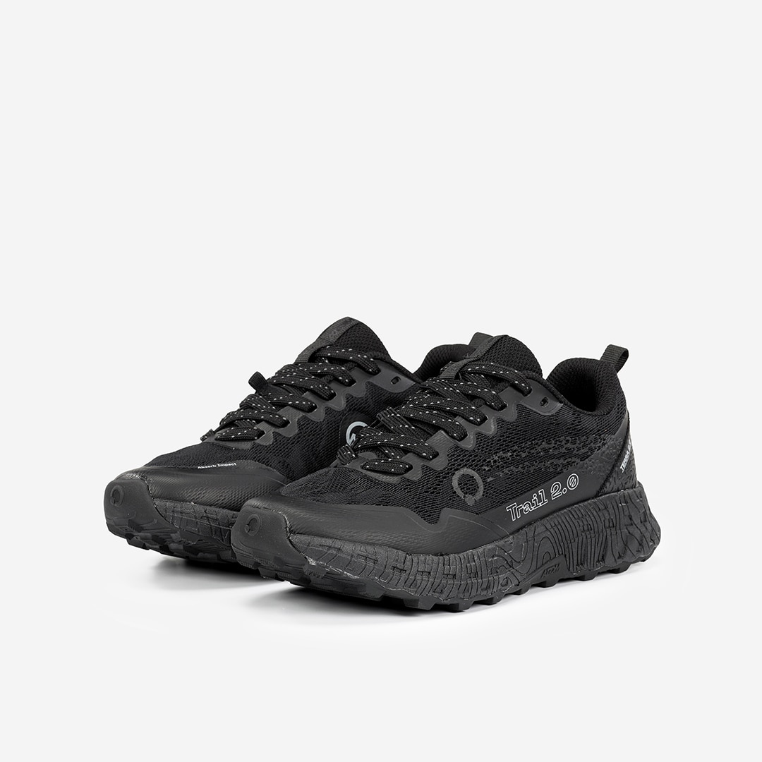 Zapatillas de trail running de mujer Atom - Negro Negro-3