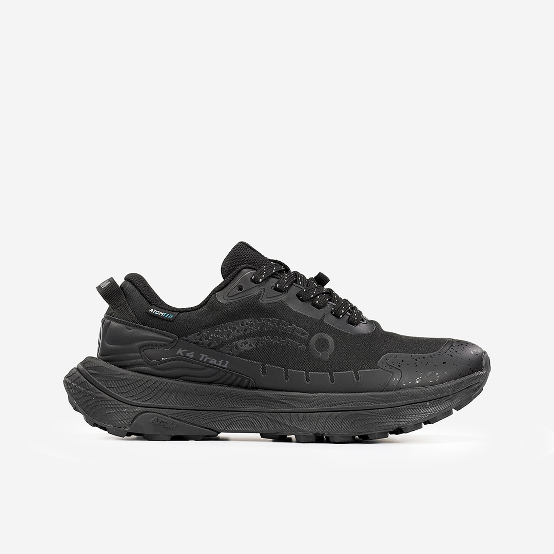 Zapatillas de trail running de mujer AT174 Atom - Negro / Grafito Negro / Grafito-1