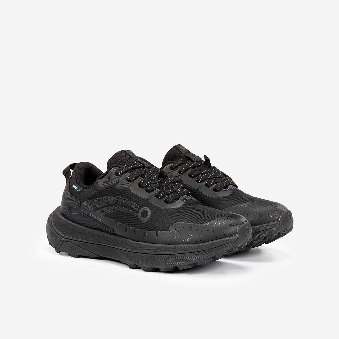 Zapatillas de trail running de mujer AT174 Atom - Negro / Grafito Negro / Grafito-2